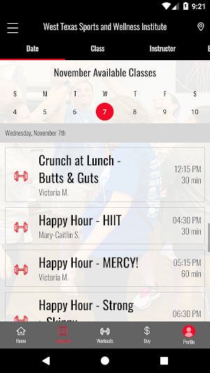 West Texas Sports and Wellness Screenshot 2