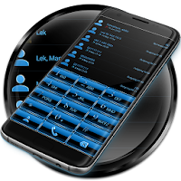 Dialer Theme Frame Color Blue