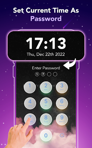 Screen Lock - Time Password Screenshot 0