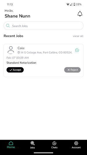 Mobile Notary X Screenshot 1