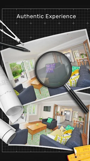 Find the Difference Rooms - spot the 5 differences Screenshot 0