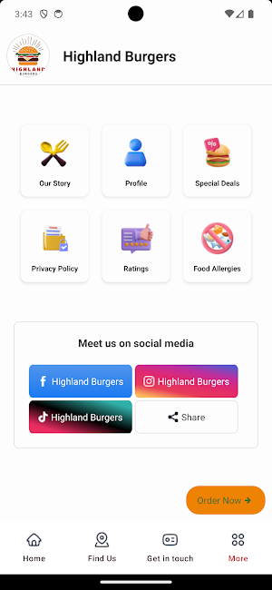 Highland Burgers Edinburgh Screenshot 3