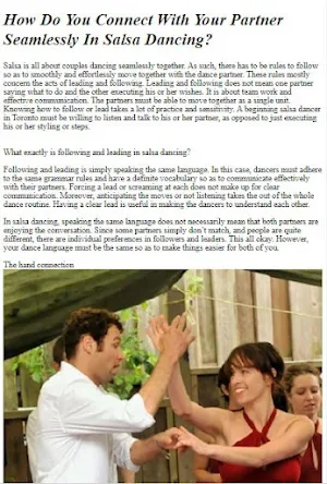 Salsa Dancing Tutorial Screenshot 1