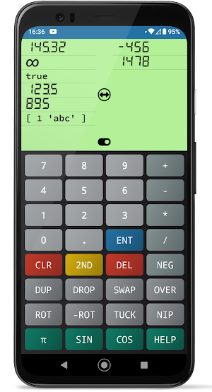 Forth Calculator Screenshot 0