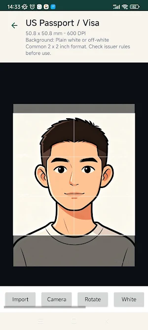 Passport Photo Maker Screenshot 2
