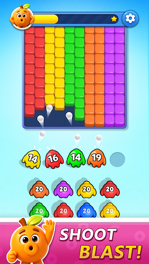 Orange Flow! Pixel Loop Screenshot 0