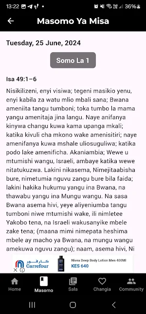 Catholic Masomo na Sala Screenshot 1