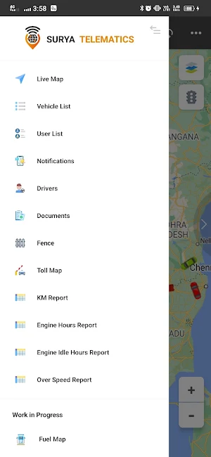 Surya Telematics Screenshot 0