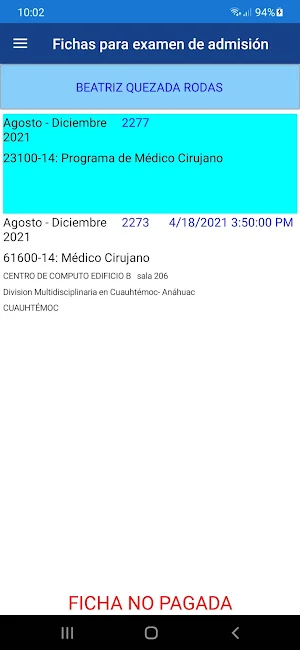 AspirantesUACJ Screenshot 1
