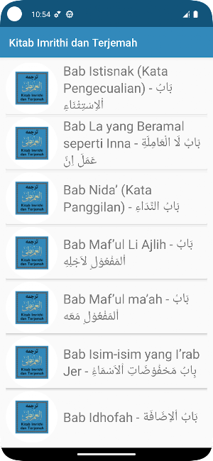 Kitab Imrithi Terjemah Screenshot 3