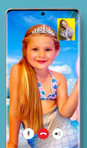 Mermaid Princess Fake Call Video Screenshot 2