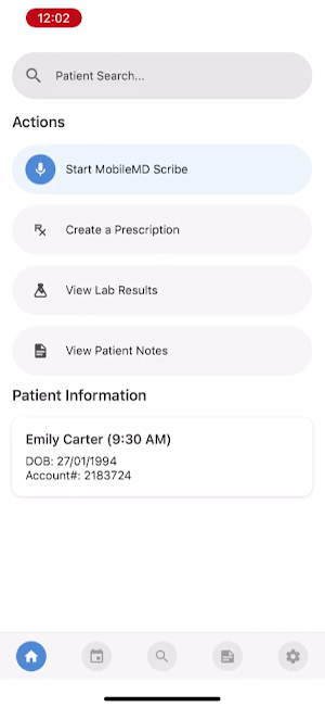 WRS MobileMD Screenshot 1