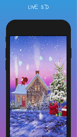 Christmas 3D Live Wallpaper Screenshot 2