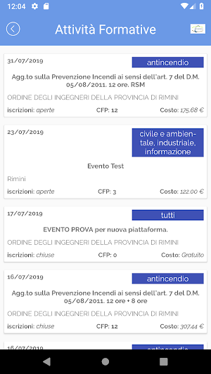 Associazione Congenia Screenshot 3