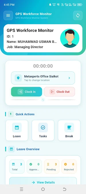 GPS Workforce Monitor Screenshot 0