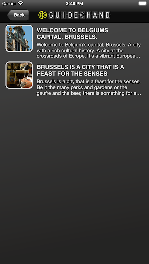Brussels GUIDE@HAND Screenshot 3