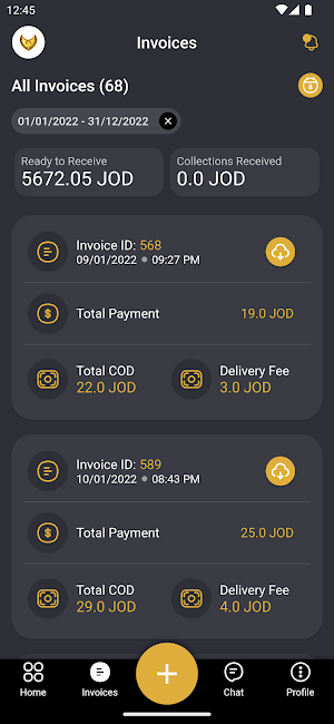 Falcons Delivery Screenshot 2
