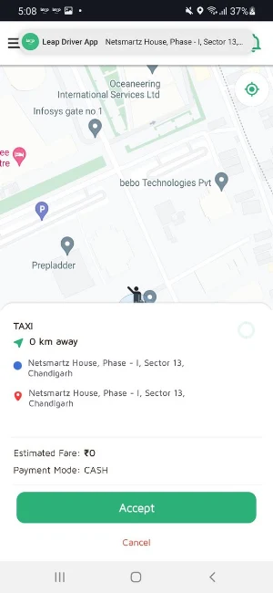 Leap Driver App Screenshot 3