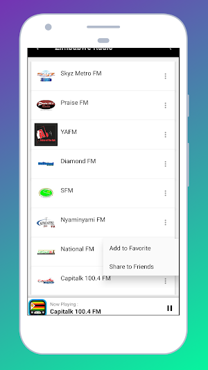 Radio Zimbabwe + Radio Online Screenshot 2