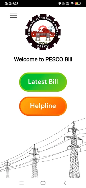 PESCO Bill Checker Screenshot 0