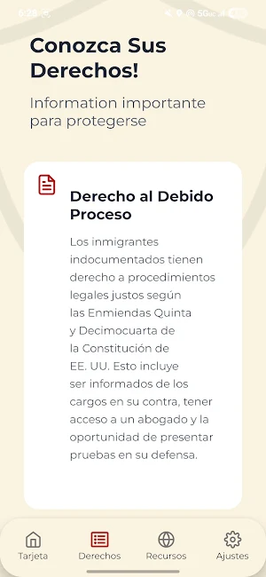 Nuestros Derechos Screenshot 1