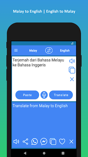 Malay to English Translator Screenshot 1