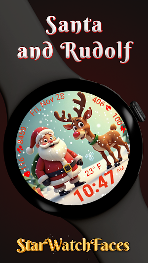 Santa and Rudolf Christmas WF Screenshot 0