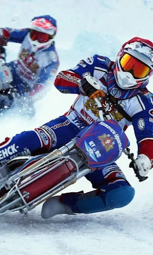 Ice Speedway Action Wallpapers Screenshot 0