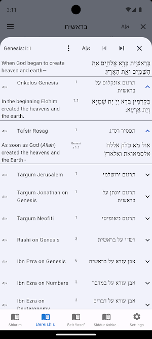 TorahApp Screenshot 3