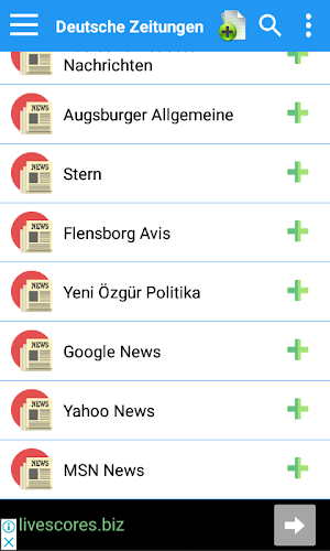 Deutsche Zeitungen Screenshot 0