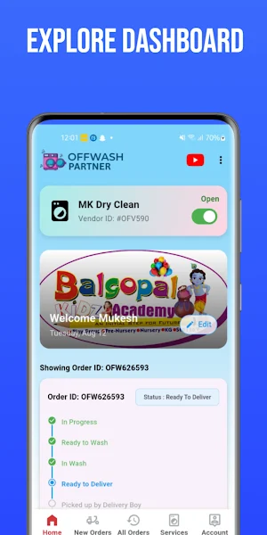 Offwash Partner Screenshot 0
