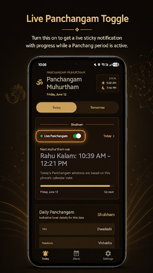 Shubham - Panchang Alerts Screenshot 0