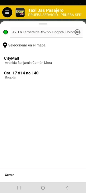 Taxi Jas Pasajero Screenshot 2