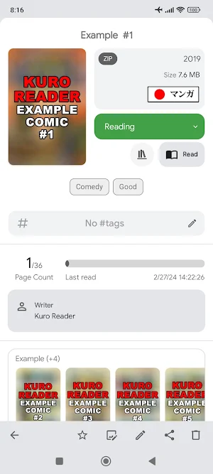 Kuro Reader+ Pro Screenshot 3