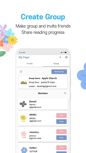 Daily Bible Study with Friends Screenshot 0