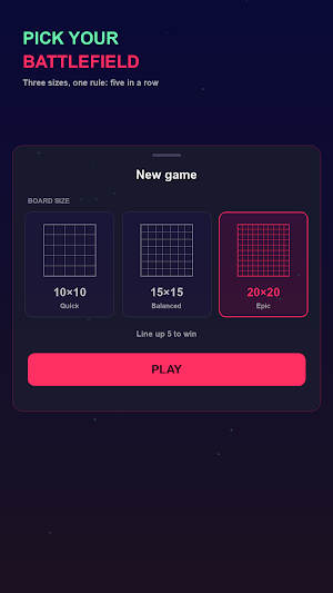 Gomoku XXL — 5 in a Row Screenshot 1