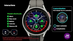 JW082 jwstudio watchface Screenshot 2