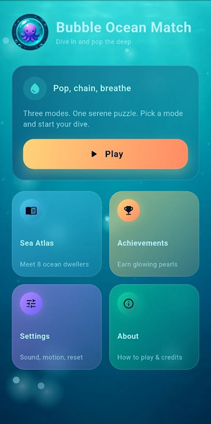 Bubble Ocean Match Screenshot 0