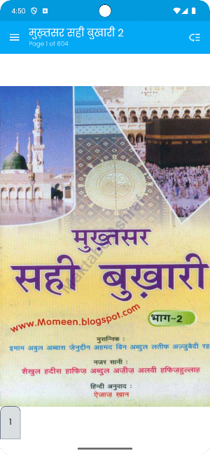 Mukhtasar Sahi Bukhari 2 Hindi Screenshot 0
