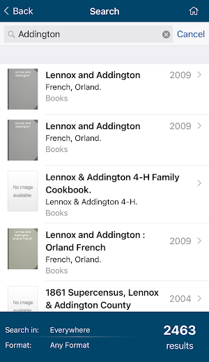 Lennox & Addington Libraries Screenshot 2