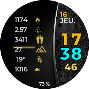 R.hythm of time / Watch face Screenshot 0