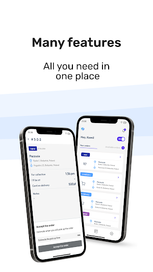 Deliverky - driver app Screenshot 2