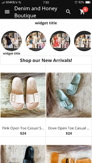 Denim & Honey Boutique Screenshot 0