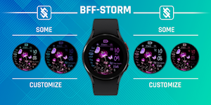 BFF9-Neon Art Flower Pink Screenshot 3