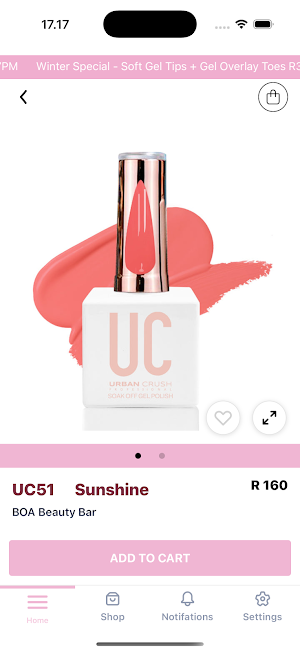 BOA Beauty Bar Screenshot 2