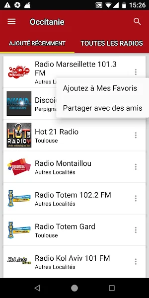 Stations Radio de Occitanie -  Screenshot 1
