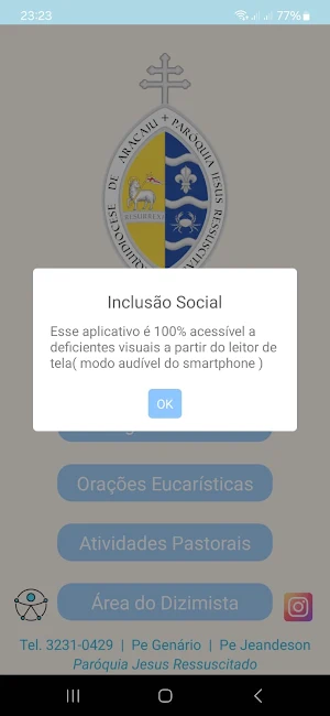 Paróquia Jesus Ressuscitado Screenshot 1