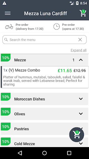 Mezza Luna Cardiff Screenshot 1