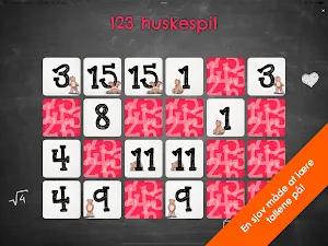 123 huskespil Screenshot 3