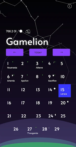 Attic Calendar Screenshot 0
